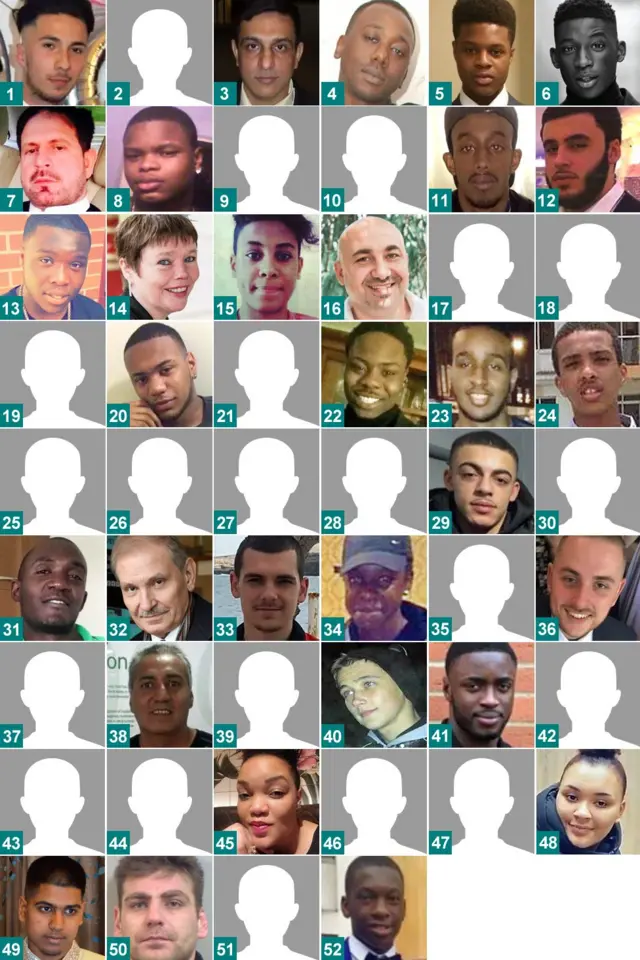 تصاویر کسانی که در لندن به قتل رسیدند