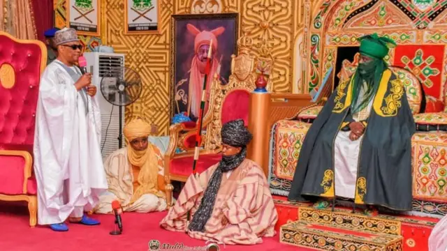 Govnor Wike for Kano state wit traditional rulers