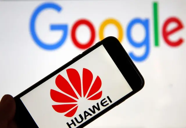 شعار غوغل وهواوي