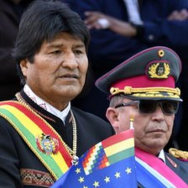 Evo Morales y Williams Kaliman