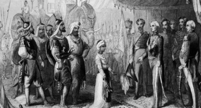 மகாராஜா துலீப் சிங், சீக்கிய சாம்ராஜ்ஜியம், பிரிட்டிஷ்