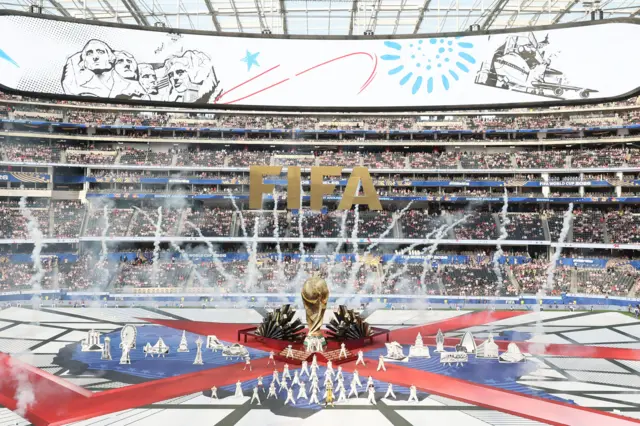 صورة من افتتاح كأس العالم في الولايات المتحدة