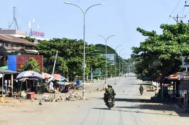 ၂၀၂၃ ခုနှစ်၊ နိုဝင်ဘာ တုန်းက ကောလင်းမြို့ကို တွေ့ရတဲ့အခြေအနေ (ပုံဟောင်း)