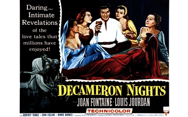 Une affiche du film Les Nuits du Décaméron de 1953 – l’une des adaptations les plus sages du film d’origine.