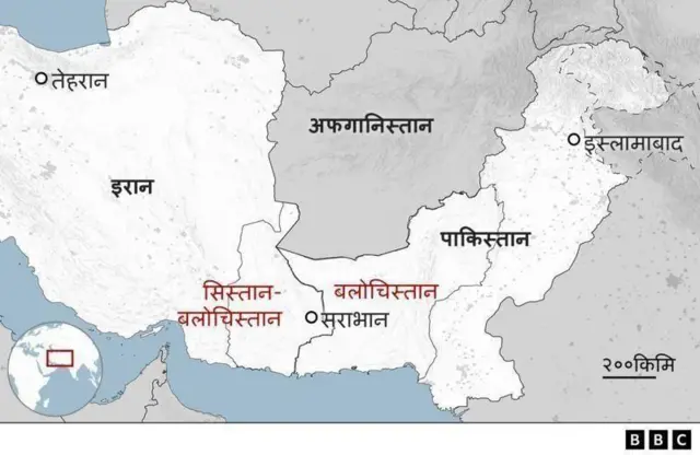 पाकिस्तानमा बलोचिस्तान देखिने नक्सा