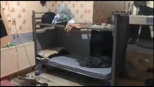 Göçmenlerin yakalandığı ev