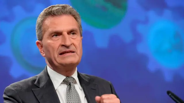 Avrupa Birliği Komisyonu'nun Bütçeden Sorumlu Komiseri Gunther Oettinger