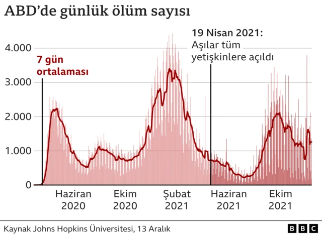ABD Covid ölümleri
