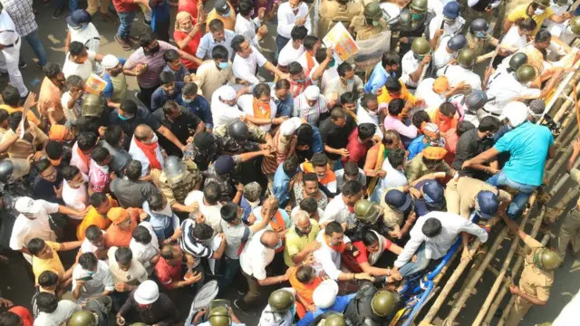 बीजेपी का प्रदर्शन