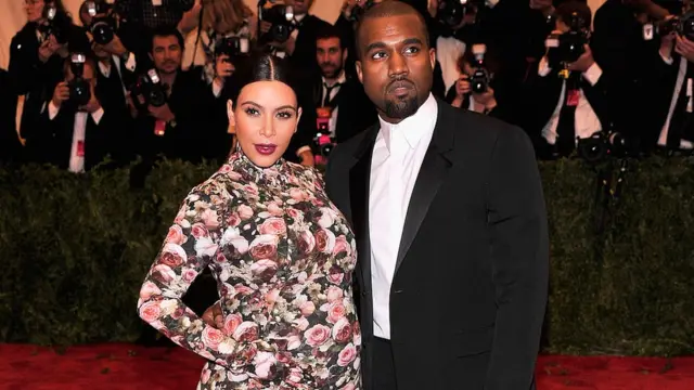 Kim wen she get belle with North