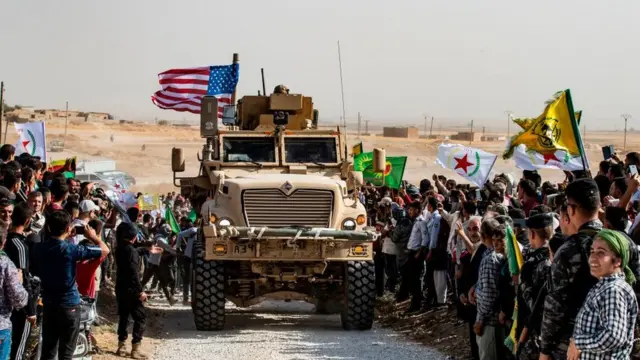 Tanque estadounidense en Medio Oriente.