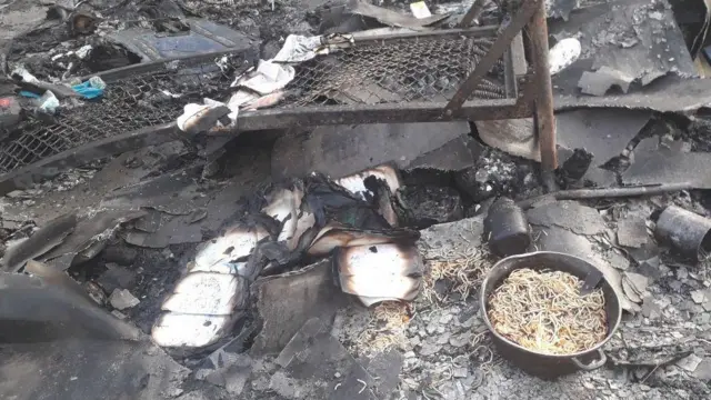 این عکس توسط شاهدان عینی برای بی‌بی‌سی فارسی ارسال شده