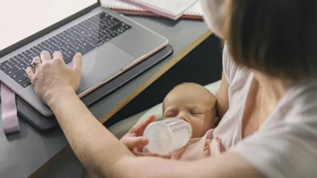 Madre con su bebé