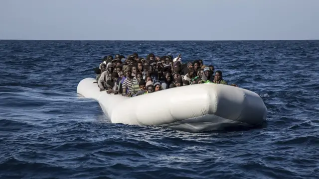 13 Ocak 2017'de Libya açıklarında 5500 göçmen kurtarılmıştı