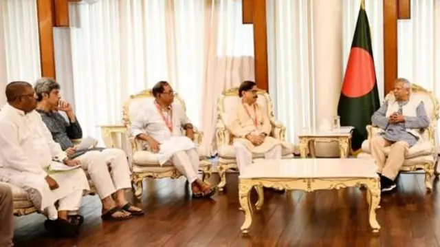 প্রধান উপদেষ্টার সাথে গণতন্ত্র মঞ্চের প্রতিনিধি দলের সংলাপ