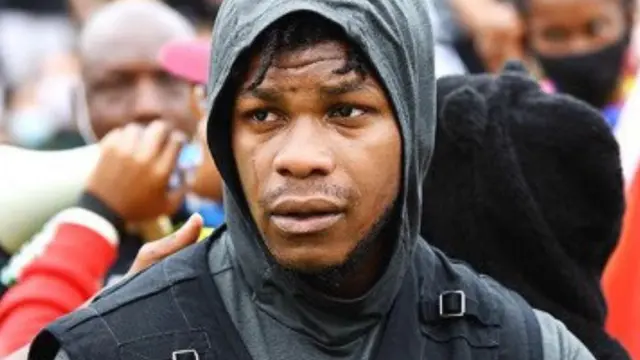 Star Wars actor John Boyega on Wednesday give one emotional speech for Hyde Park Black Lives Matter demonstration