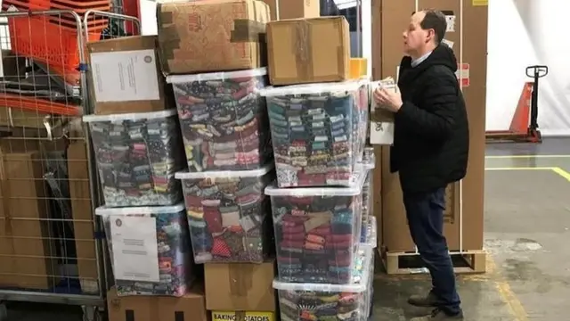 지난 2월 레바논으로 보내진 파차 패드들