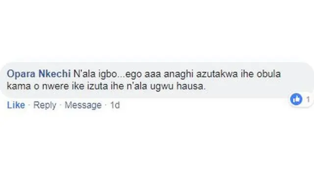 Ihe Opara Nkechi kwuru