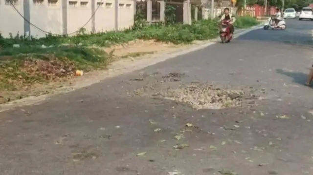 လက်နက်ကြီး ပေါက်ကွဲခဲ့တဲ့ပြီးနောက်ပိုင်း မြင်ကွင်း