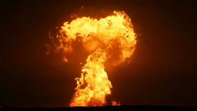 xəzərtə partlayış