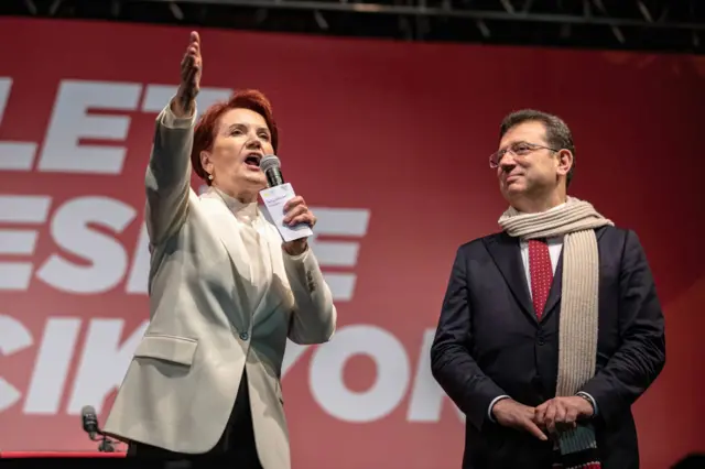 Akşener ve İmamoğlu