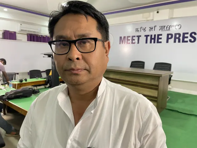 मणिपुर के सूचना मंत्री सपम राजन 