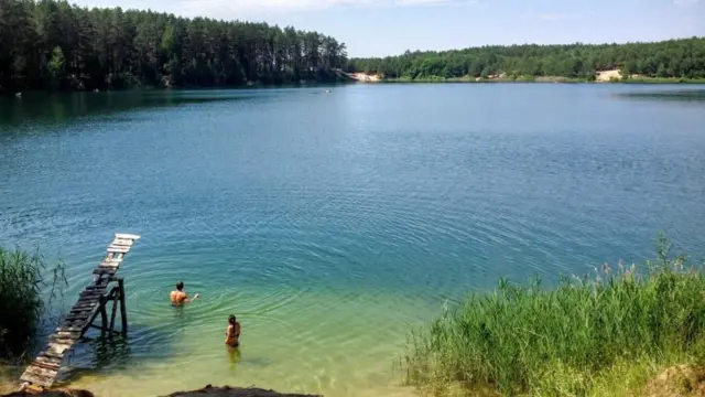 голубі озера, чернігівщина, олешня