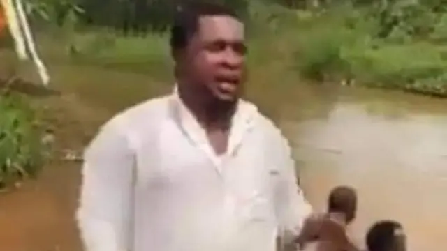 Onye Eze Jesus for di viral video screenshot wey vex goment