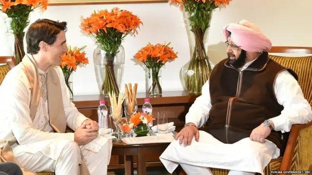 ਜਸਟਿਨ ਟਰੂਡੋ ਨਾਲ ਕੈਪਟਨ ਅਮਰਿੰਦਰ ਦੀ ਮੁਲਾਕਾਤ