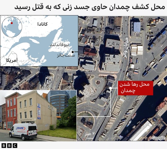 نقشه سنت جانز کانادا