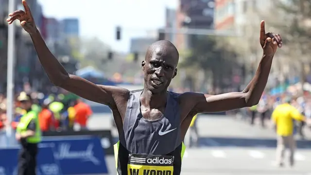 Le marathonien Wesley Korir