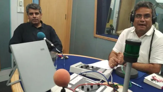 राहुल सिंह के साथ रेहान फ़ज़ल