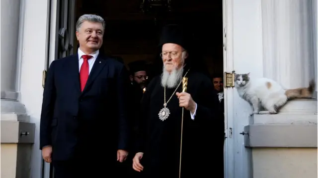 Порошенко Варфоломей Константинополь кот Томос