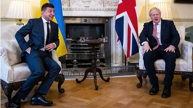 У жовтні 2020 президент Зеленський та прем'єр Джонсон зустрічалися на Даунінг-стріт, 10