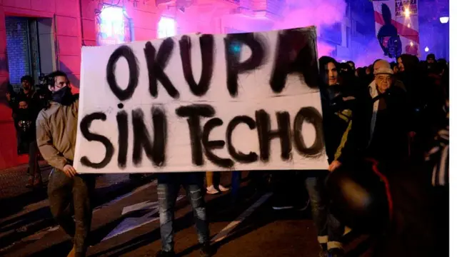 Protesta en España