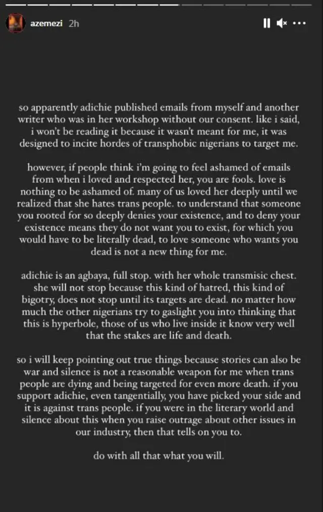 Ihe Akwaeke Emezi deere