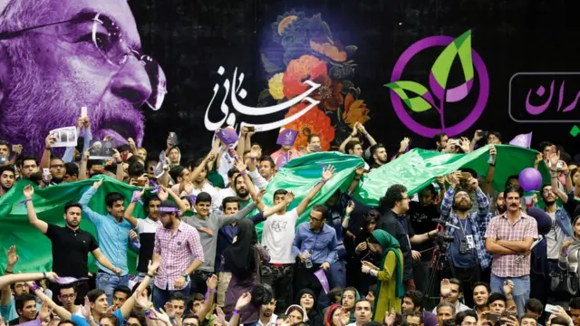 Ruhani'nin destekçileri