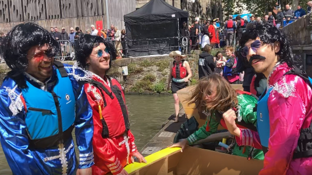 Bristol Harbour Festival: Cardboard boat racing participants wanted - BBC  News