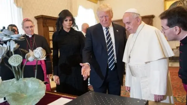 پوپ فرانسس، ٹرمپ