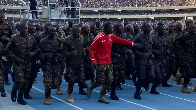 Security dey show force