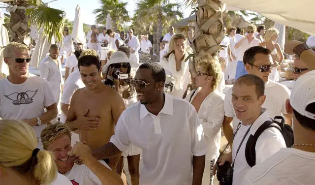 Una fiesta blanca de Diddy