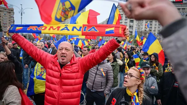 протесты в Румынии
