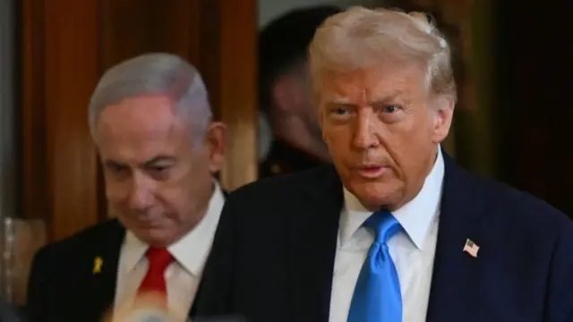 नेतन्याहू और ट्रंप की तस्वीर