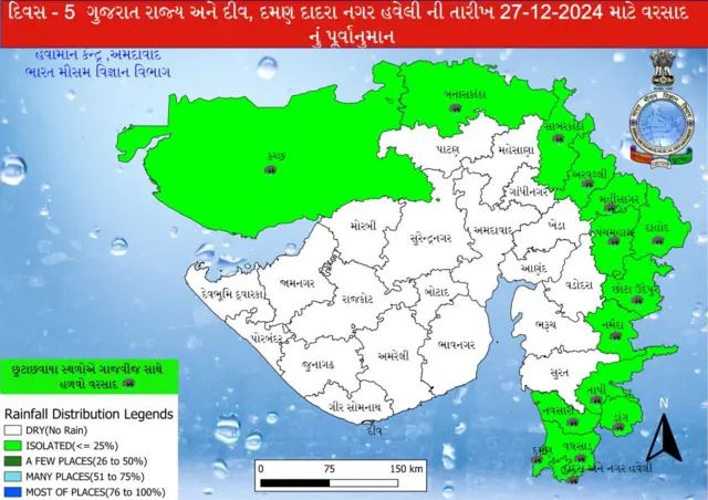 હવામાન, ગુજરાત, ઠંડી, વરસાદ
