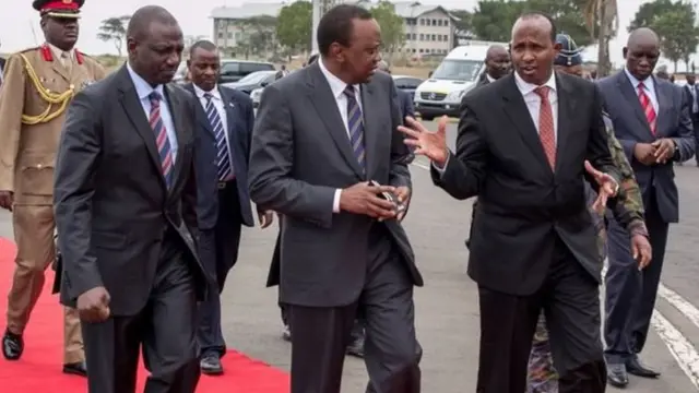 Ducaale, Uhuru iyo Ruto