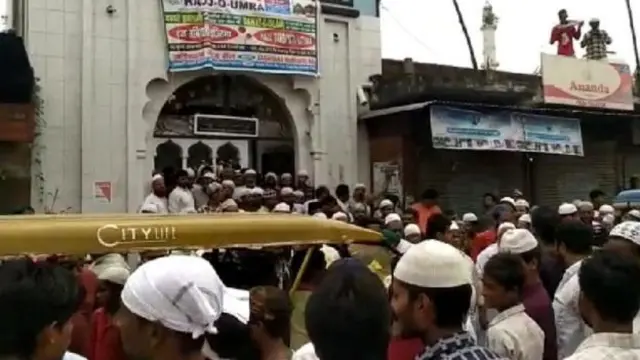 উন্নাওতে মুসলিমদের বিক্ষোভ সমাবেশ