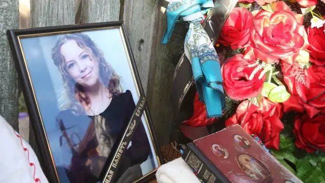 Ірина Ноздровська, фото на похороні