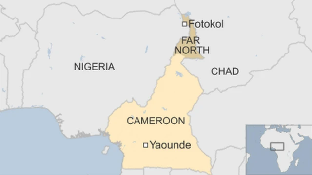 Map of Cameroon