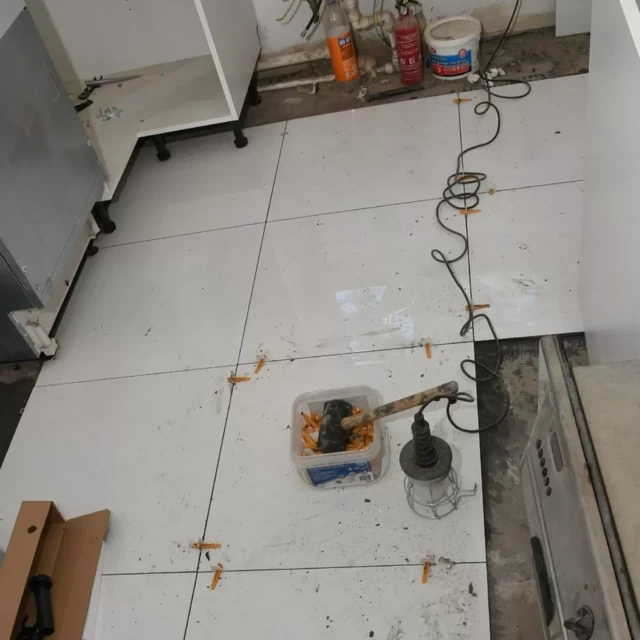 Innes kitchen new tiles