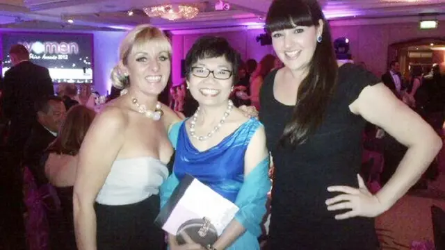 สายพิณฑ์ ลี ที่งานรับรางวัล